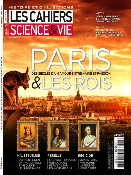 Cover image for Les Cahiers de Science & Vie: No. 204